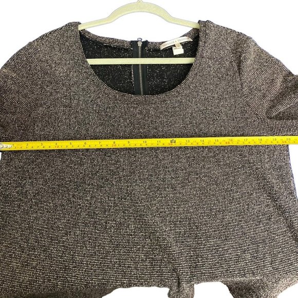 Threads 4 Thought Women Sz Large Gray Scoop Neck Cotton Blend Blouse Sweater - Picture 5 of 7